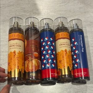 Bath & Body Works Pumpkin and Firecracker Fragrance Mist Set